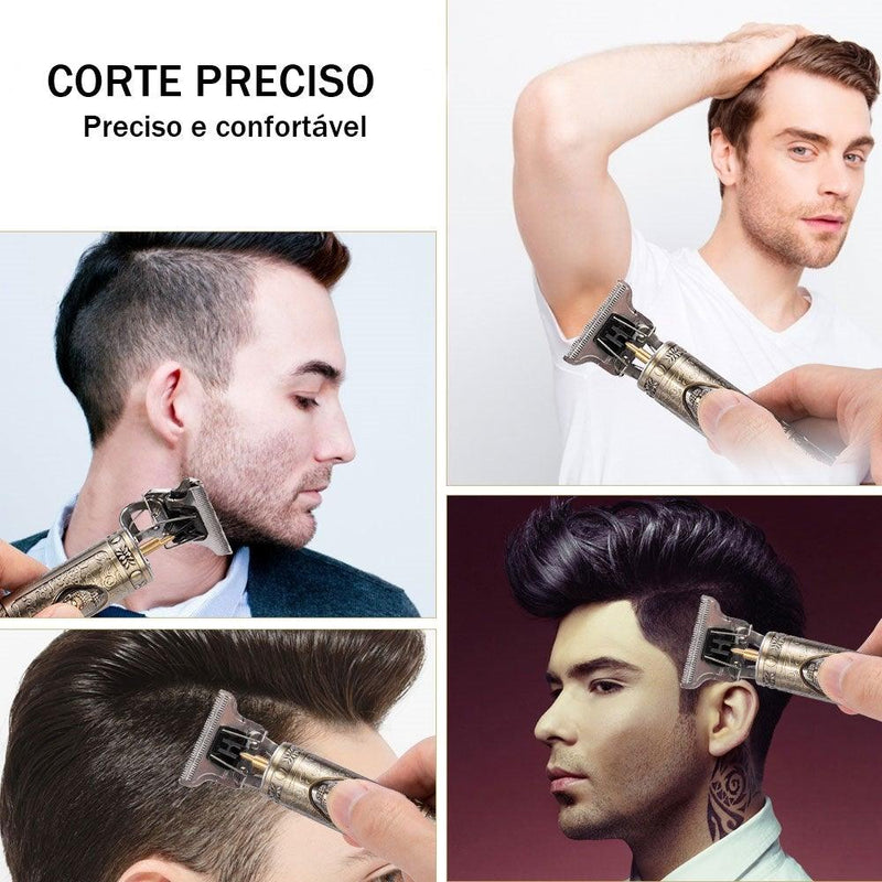 Barbeador Elétrico DragonHair™ - Corta Cabelo e Barba