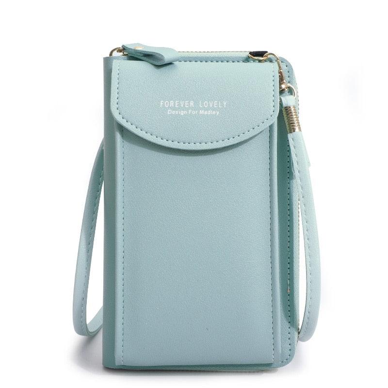 Bolsa Crossbody Couro Feminina - Esteja Protegida contra tentativas de Assalto!