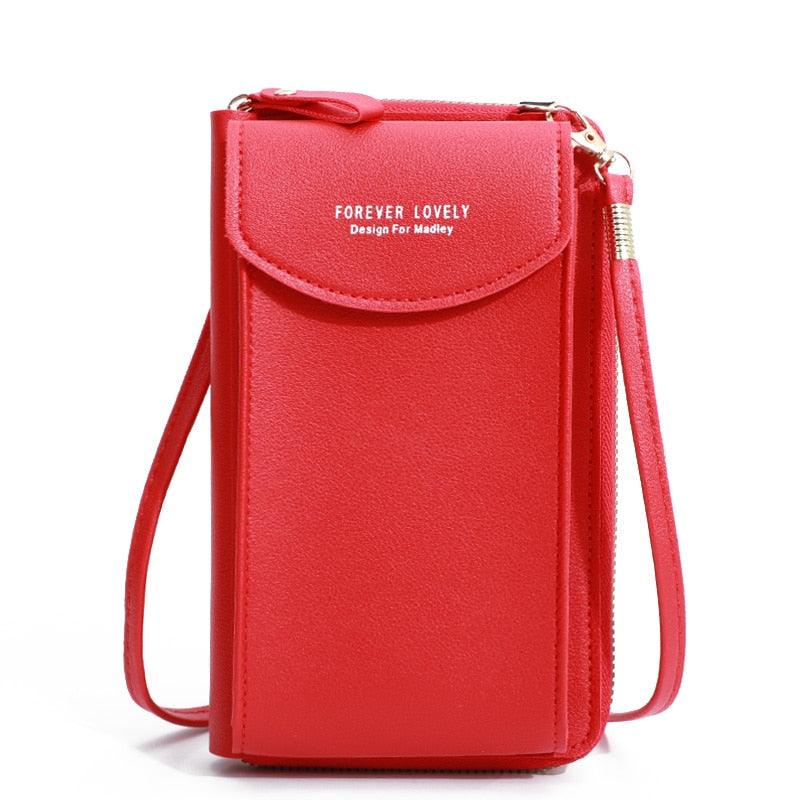 Bolsa Crossbody Couro Feminina - Esteja Protegida contra tentativas de Assalto!