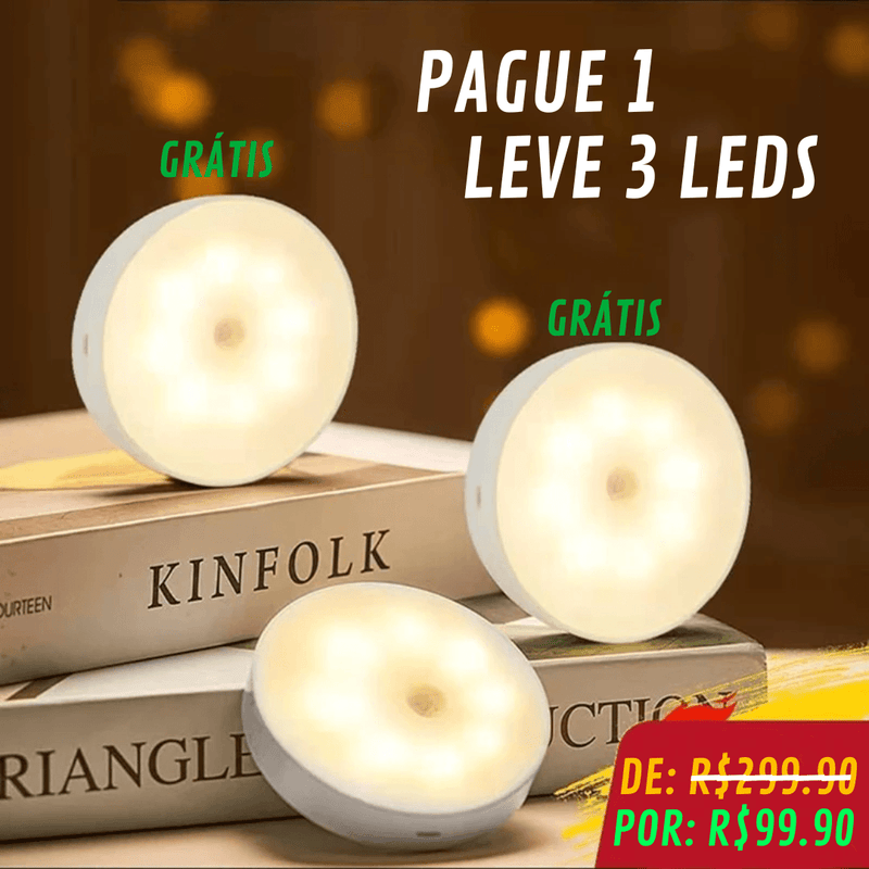 (PAGUE 1 LEVE 3) - Lâmpada de led sensorial