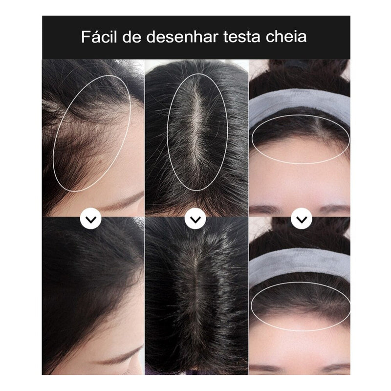 Pó Maquiagem p/ Cabelo a prova D'agua - SEVÍCH