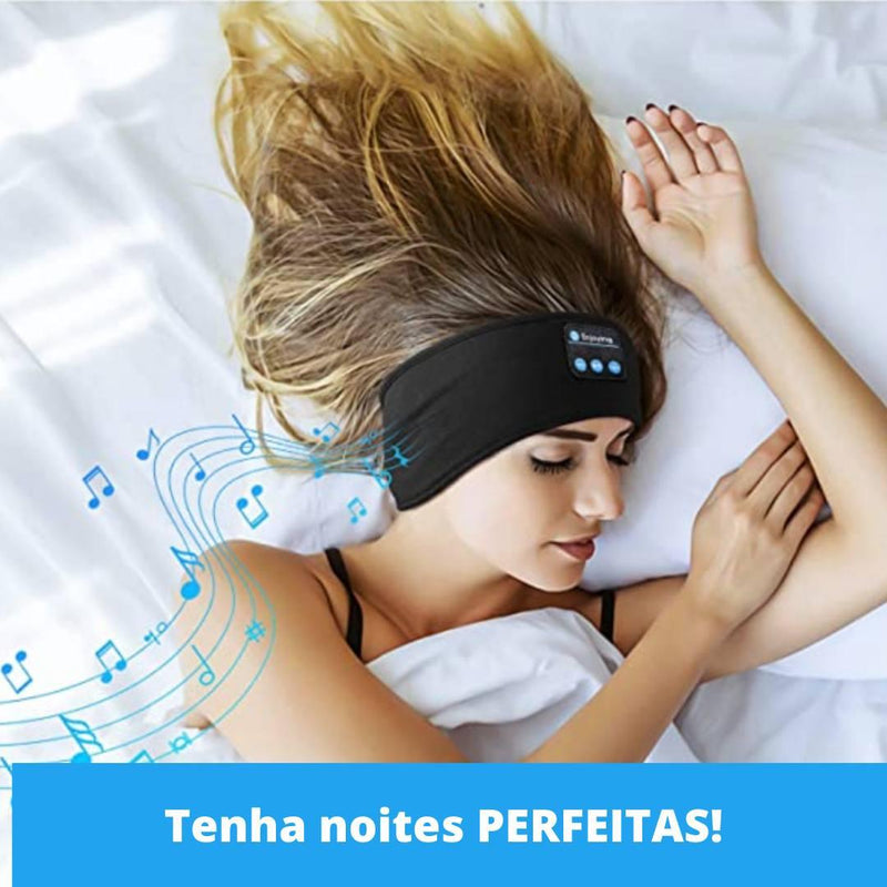 Bandana Bluetooth™ - NUNCA mais tenha Insônia - Medite, se exercite ou durma!